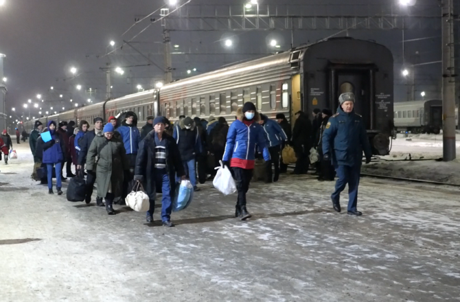 В Пермский край прибыла первая организованная группа вынужденных переселенцев из Украины, ЛНР и ДНР